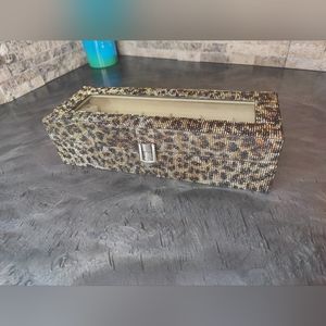 Leopard 6 Slot Watch Organizer